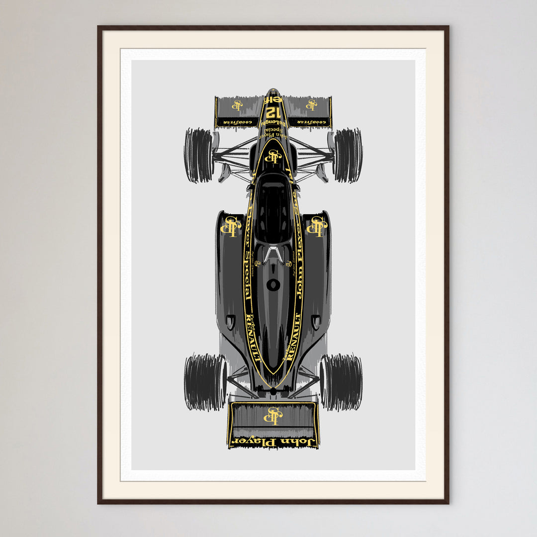 Lotus 98T JPS - Ayrton Senna