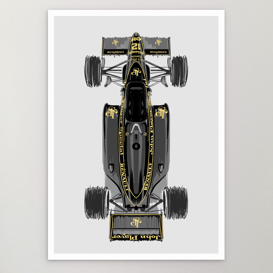 Lotus 98T JPS - Ayrton Senna