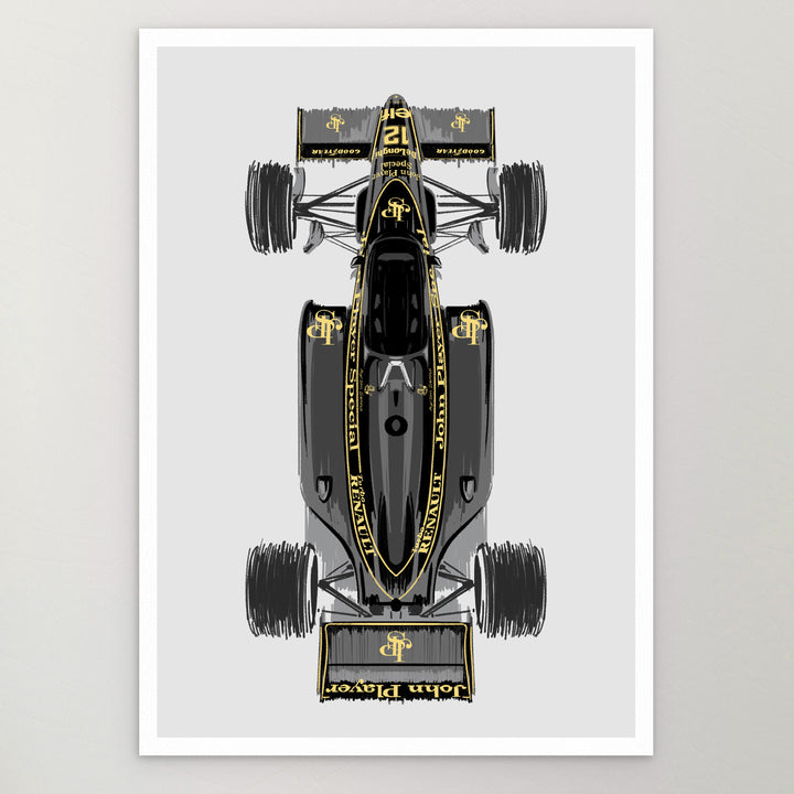 Lotus 98T JPS - Ayrton Senna