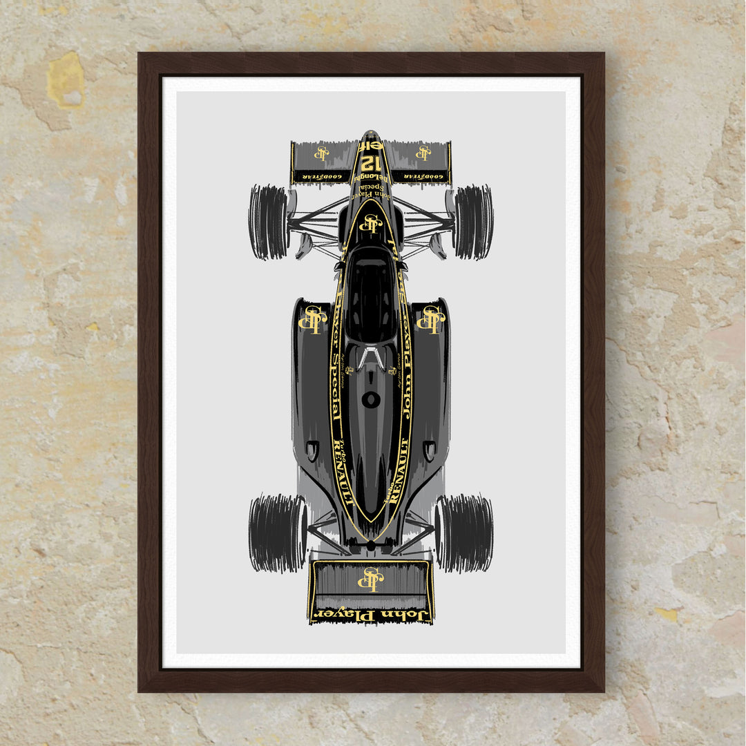 Lotus 98T JPS - Ayrton Senna