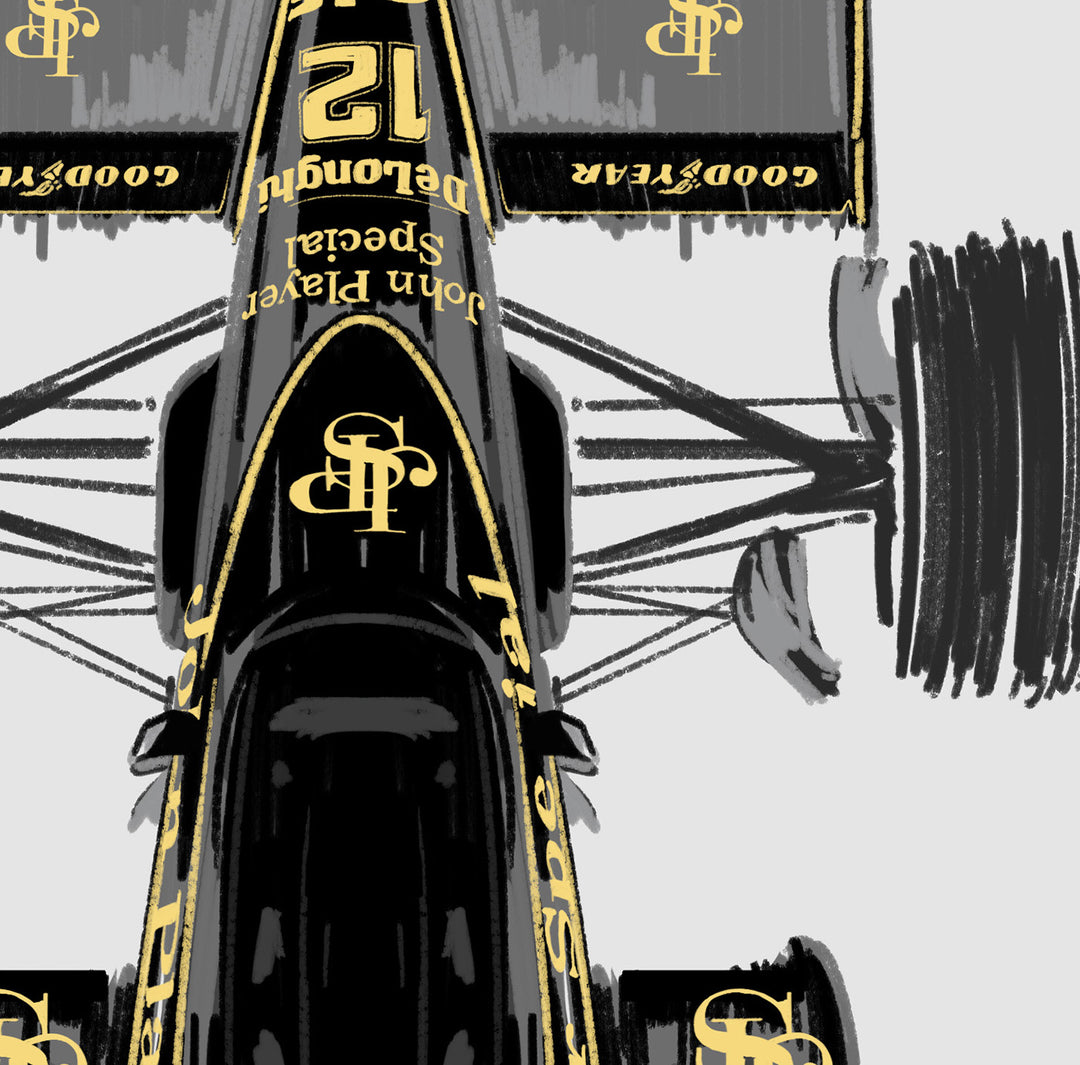 Lotus 98T JPS - Ayrton Senna