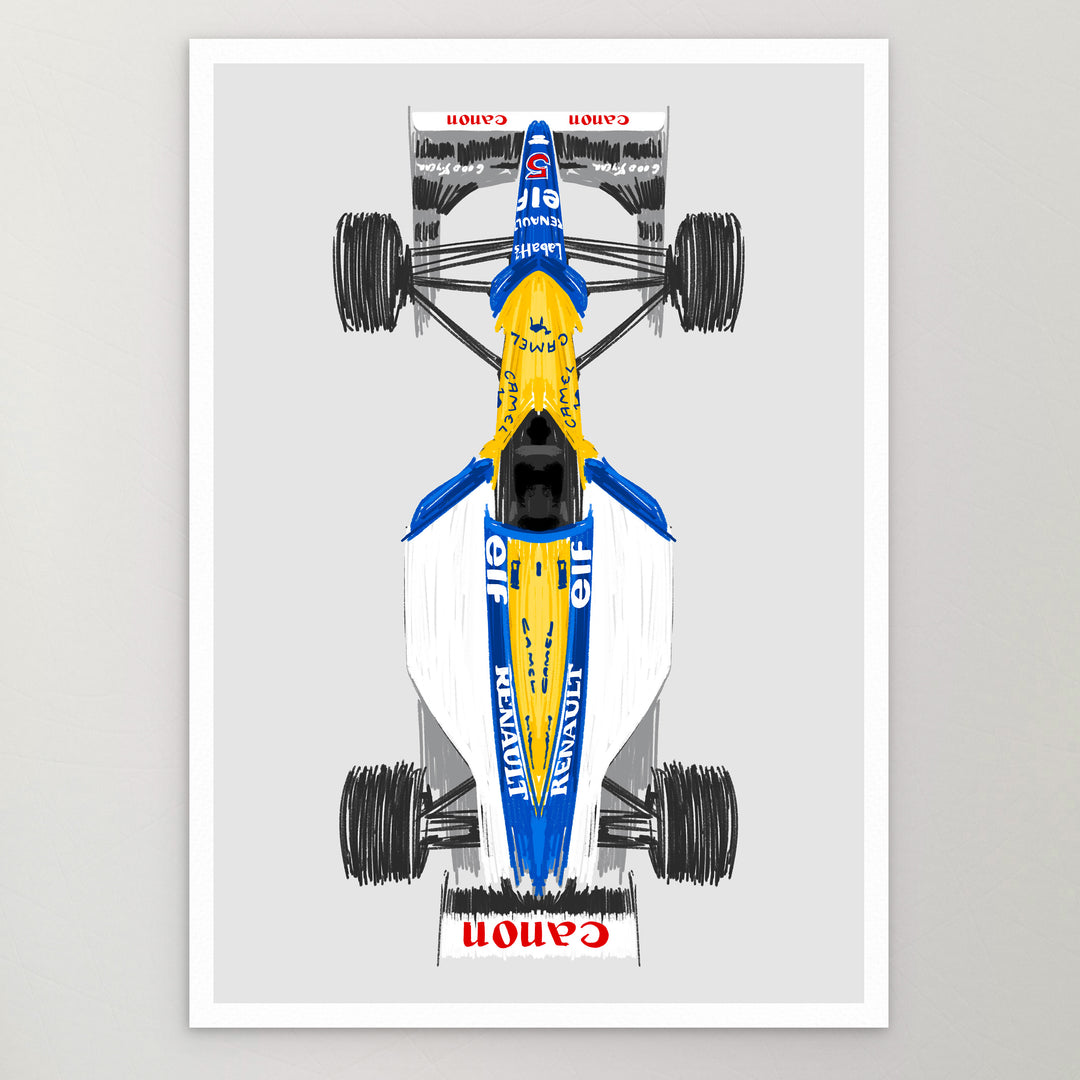 Williams FW15 - Alain Prost