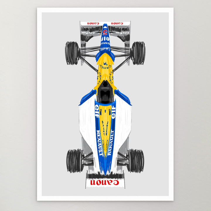 Williams FW15 - Alain Prost