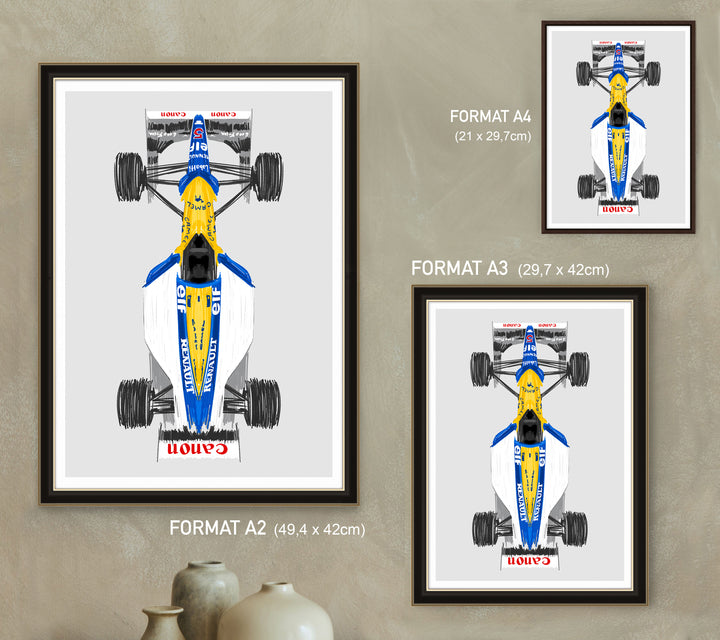 Williams FW15 - Alain Prost